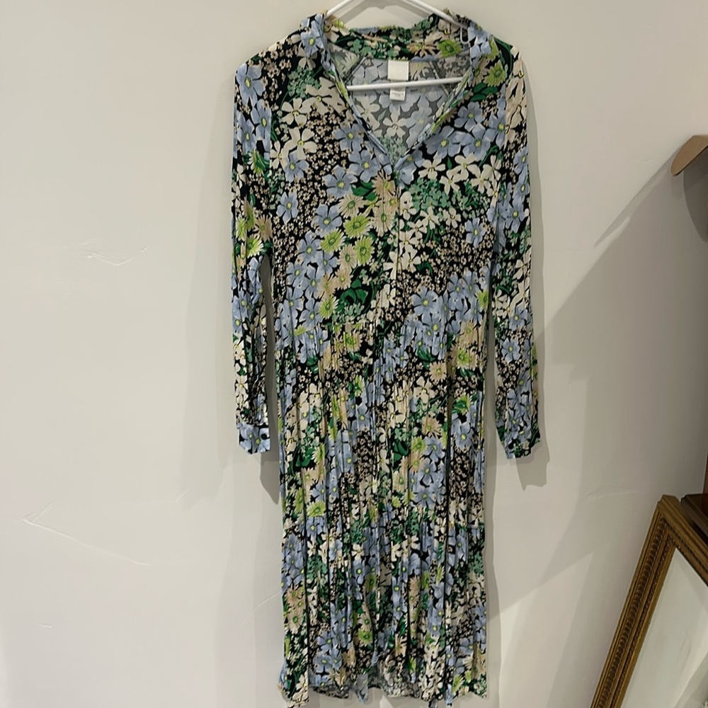 Collared maxi dress